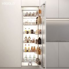 Tủ đồ khô 6 tầng cánh mở nan tròn Higold Platinum | 202273| 450mm