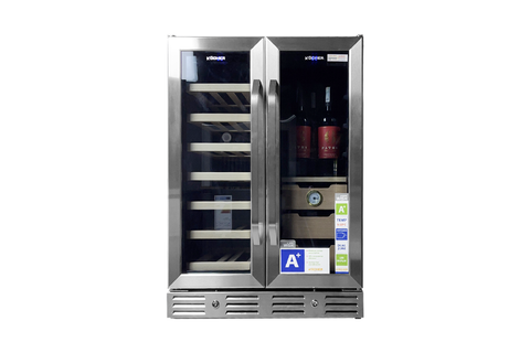 TỦ BẢO QUẢN RƯỢU - CIGAR KOCHER KCWEU-3338 (SIDE BY SIDE 120L)