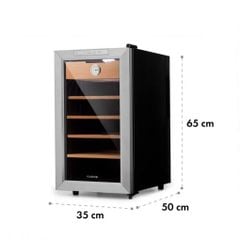 Tủ bảo quản 48L Cigar Klarstein El Presidente Màu Bạc