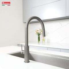 Vòi rửa bát dây rút Venice Gun Metal