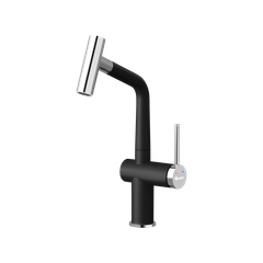 Vòi rửa bát dây rút Volta Black
