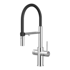 Vòi rửa bát thân mềm 3 đường nước Combi Chrome