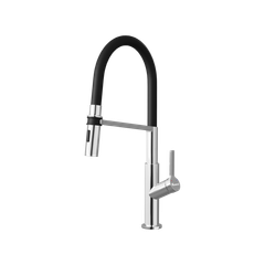 Vòi rửa bát thân mềm Tema Chrome