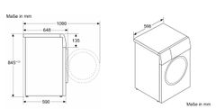 Máy giặt Bosch WGB256A90 Series 8 i-DOS Chống nhăn 10kg