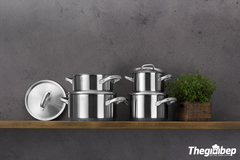 BỘ NỒI WMF GOURMET PLUS COOKWEAR 4 MÓN - 0720046030