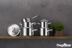 BỘ NỒI WMF GOURMET PLUS COOKWEAR 5 MÓN - 0720056030