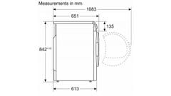 Máy sấy bơm nhiệt Bosch SERIE 4 WTH83028SG