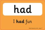 COLLINS EASY LEARNING KS1 - HIGH FREQUENCY WORDS FLASHCARDS : PREPARE FOR SCHOOL WITH EASY HOME LEARNING 