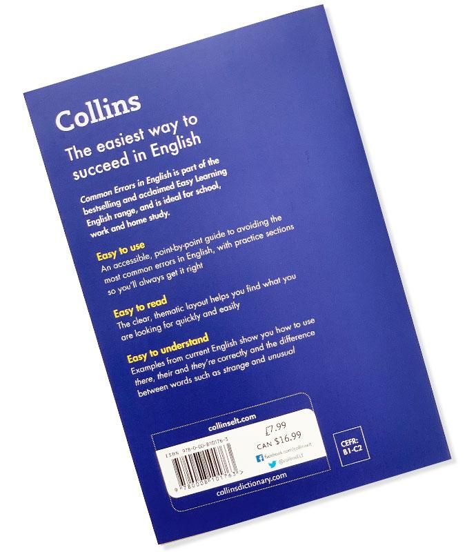 COLLINS EASY LEARNING ENGLISH COMMON ERRORS IN ENGLISH YOUR ESSENTIA Mickey's Bookstore