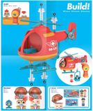  ĐỒ CHƠI MÁY KHOAN SÁNG TẠO THIẾT KẾ TRỰC THĂNG - DESIGN & DRILL® BOLT BUDDIES™ HELICOPTER 