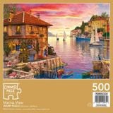  CORNER PIECE MARINA VIEW 500 PIECE JIGSAW PUZZLE 