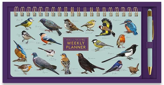  PATRICIA MACCARTHY BIRDS WEEKLY PLANNER & PEN SET 