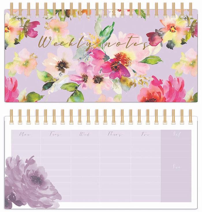  WEEKLY PLANNER - LILAC BLOOM 