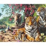  TIGER SANCTUARY 1000 PIECE JIGSAW PUZZLE CORNER PIECE 