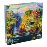  CLIFF TOP HOUSE 1000 PIECE JIGSAW PUZZLE CORNER PIECE 