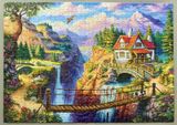  CLIFF TOP HOUSE 1000 PIECE JIGSAW PUZZLE CORNER PIECE 