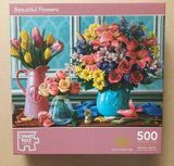  BEAUTIFUL FLOWERS 500 PIECE JIGSAW PUZZLE 