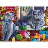  BRITISH CATS 500 PIECE JIGSAW PUZZLE 