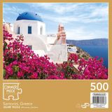  SANTORINI GREECE 500 PIECE JIGSAW PUZZLE 