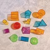  BỘ HÌNH HỌC KHÔNG GIAN 3D TRONG SUỐT VIEW-THRU GEOMETRIC SOLIDS (14 CHI TIẾT) 