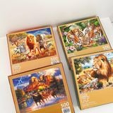  SAFARI ANIMALS 500 PIECE JIGSAW PUZZLE 