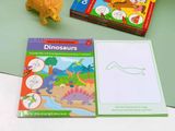  WATCH ME READ AND DRAW: DINOSAURS : A STEP-BY-STEP DRAWING & STORY BOOK - INCLUDES FLIP-OUT DRAWING PAD AND MORE THAN 30 STICKERS 