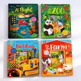  PEEP INSIDE WHAT CAN YOU SEE? SERIES 4 BOOKS COLLECTION BOX SET BY LITTLE TIGER 