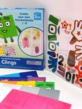  BỘ HỌC TOÁN NUMBERBLOCKS 1-10 REUSABLE CLINGS 