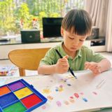  BỘ MỰC IN DẤU VÂN TAY 7 MÀU - JUMBO 7 COLOR INK STAMP PAD 