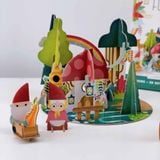  THE GNOME FOREST 3D - BOOK AND 3D MODEL 