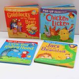  MY FIRST POP-UP FAIRYTALES 4 BOOKS COLLECTION SET 