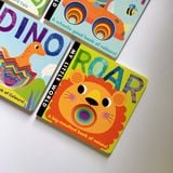  MY LITTLE WORLD - PEEK THROUGH COLLECTION: DINO, MOO, ZOOM, ROAR, HOOT (BỘ 5 CUỐN) 