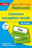  COLLINS EASY LEARNING KS1 - COMMON EXCEPTION WORDS FLASHCARDS : PREPARE FOR SCHOOL WITH EASY HOME LEARNING 