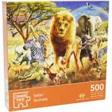  SAFARI ANIMALS 500 PIECE JIGSAW PUZZLE 