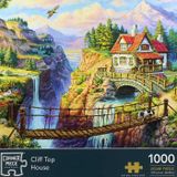  CLIFF TOP HOUSE 1000 PIECE JIGSAW PUZZLE CORNER PIECE 
