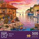  CORNER PIECE MARINA VIEW 500 PIECE JIGSAW PUZZLE 