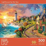  LIGHTHOUSE BY THE SEA 500 PIECE JIGSAW PUZZLE 