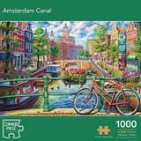  AMSTERDAM CANAL 1000 PIECE JIGSAW PUZZLE CORNER PIECE 