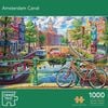  AMSTERDAM CANAL 1000 PIECE JIGSAW PUZZLE CORNER PIECE 