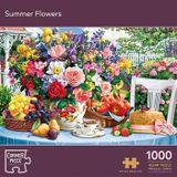  SUMMER FLOWERS 1000 PIECE JIGSAW PUZZLE CORNER PIECE 