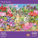  FLORAL GARDEN 1000 PIECE JIGSAW PUZZLE CORNER PIECE 