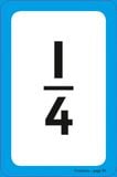  FRACTIONS FLASH CARDS 