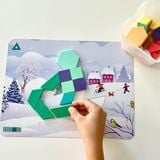  SEASONS & WEATHER PATTERN BLOCK PUZZLE SET 