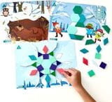  SEASONS & WEATHER PATTERN BLOCK PUZZLE SET 