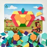  SEASONS & WEATHER PATTERN BLOCK PUZZLE SET 