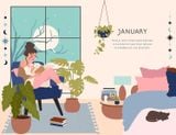  THE LEAPING HARE WELLNESS ALMANAC : YOUR YEARLONG GUIDE TO CREATING POSITIVE SPIRITUAL HABITS 
