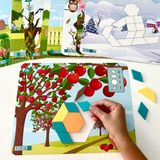  SEASONS & WEATHER PATTERN BLOCK PUZZLE SET 