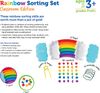  RAINBOW SORTING ACTIVITY SET 