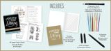  CREATIVE HAND LETTERING KIT: LEARN TO CREATE BEAUTIFUL HAND-LETTERED PIECES OF ART 