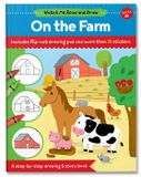  WATCH ME READ AND DRAW: ON THE FARM : A STEP-BY-STEP DRAWING & STORY BOOK - INCLUDES FLIP-OUT DRAWING PAD AND MORE THAN 30 STICKERS 
